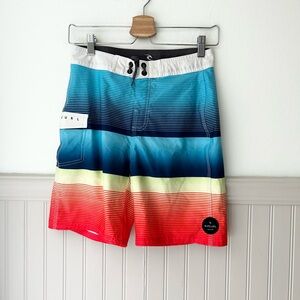 Rip Curl Boys Large Multicolor Kids Swim Trunks Shorts